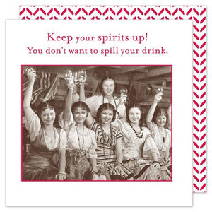 Sassy Cocktail Napkins -Keep Your Spirits