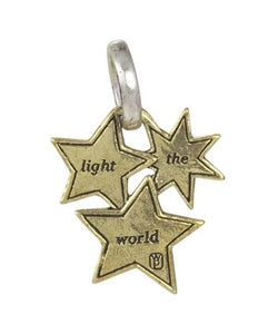 Waxing Poetic Starlight Cluster Pendant -B/SS/Sw