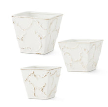 Load image into Gallery viewer, K&amp;K Ceramic Scroll Embossed Pots
