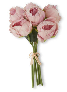 K&K 12" Real Touch Peony Bundles