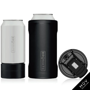 BruMate Hopsulator Trio MUV 3-in-1 Can Cooler -Matte Black