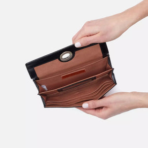 Hobo Mila Wallet Crossbody -Vintage Black