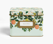 Load image into Gallery viewer, Rifle Paper Recipe Box -Citrus Floral
