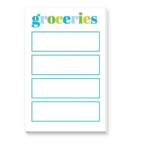 Groceries Large Notepad