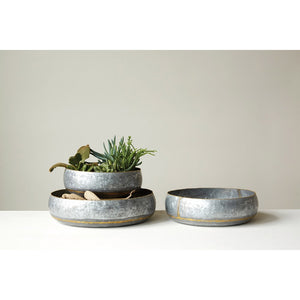 Galvanized Metal Bowls