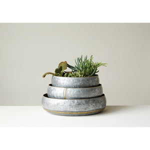 Galvanized Metal Bowls