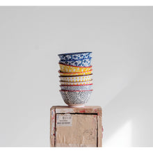 Load image into Gallery viewer, Hand-Stamped Stoneware Pinch Pots
