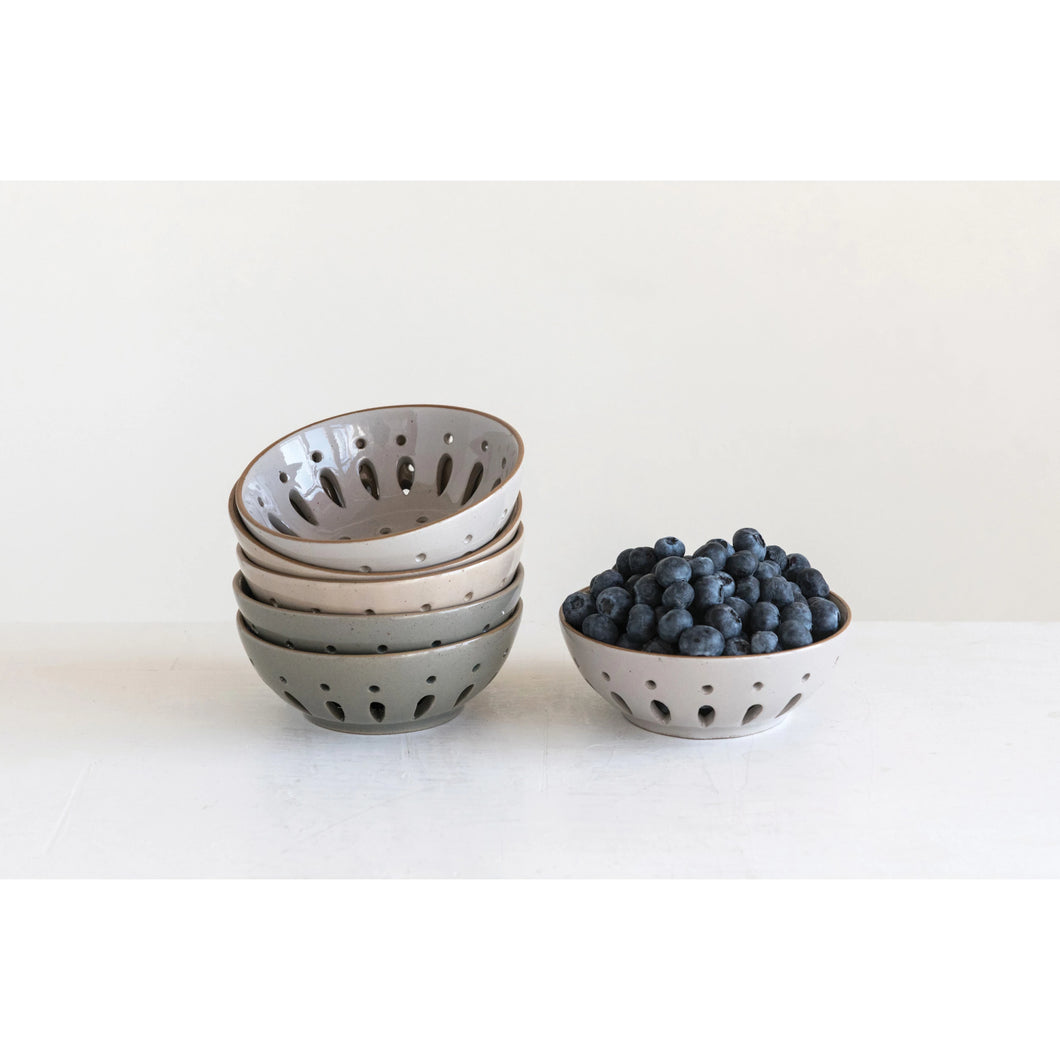 Stoneware Berry Bowls