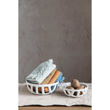 Load image into Gallery viewer, Handmade Stoneware Basket Bowls
