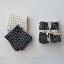 Load image into Gallery viewer, Cotton Waffle Weave Dish Cloths w/ Loops
