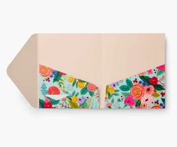 Rifle Paper Pocket Folder Set -Garden Party