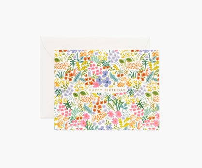 Rifle Paper Birthday Card -Prairie