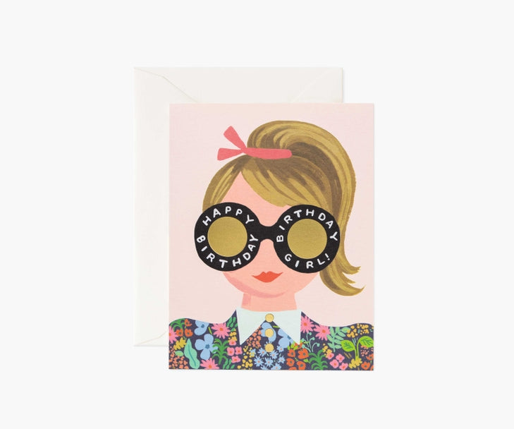 Rifle Paper Birthday Card -Meadow Birthday Girl