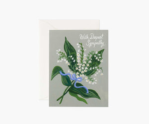 Rifle Paper Sympathy Card -Lily of the Valley