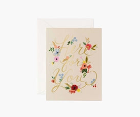 Rifle Paper Everyday Card -Floral Here for You