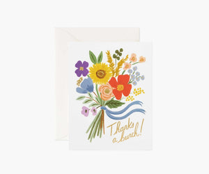 Rifle Paper Thank You Card -Thanks a Bunch