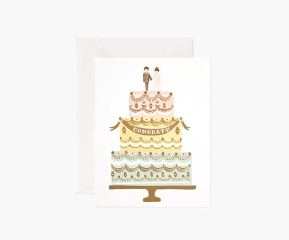 Rifle Paper Wedding Card -Wedding Cake