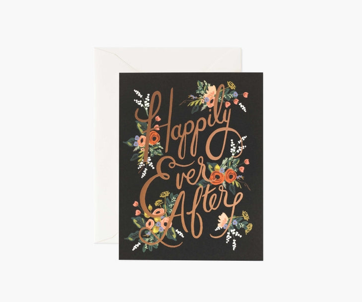 Rifle Paper Wedding Card -Happily Ever After