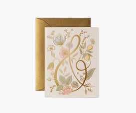 Rifle Paper Wedding Card -Colette Ampersand
