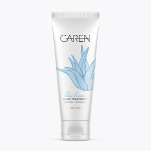 Caren Hand Treatment -Blue Linen