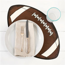 Load image into Gallery viewer, H&amp;C Die-Cut Paper Placemats -Football
