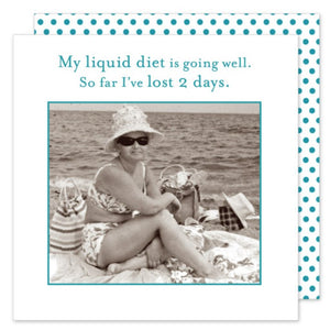 Sassy Cocktail Napkins -Liquid Diet
