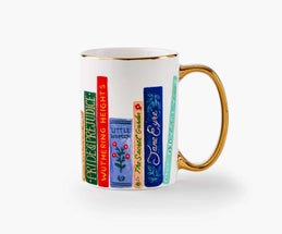 Rifle Paper Porcelain Mug -Book Club