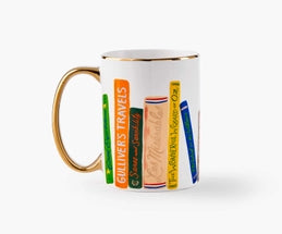 Rifle Paper Porcelain Mug -Book Club