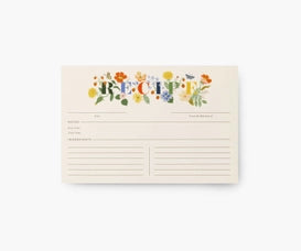 Rifle Paper Recipe Cards -Mayfair