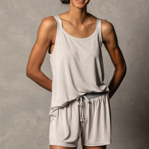 Bamboo Tank Top -Pebble