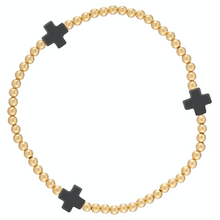Load image into Gallery viewer, enewton Gold Signature Cross Bracelets -3mm
