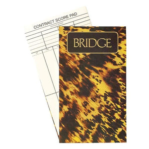 Bridge Score Pad -Tortoise