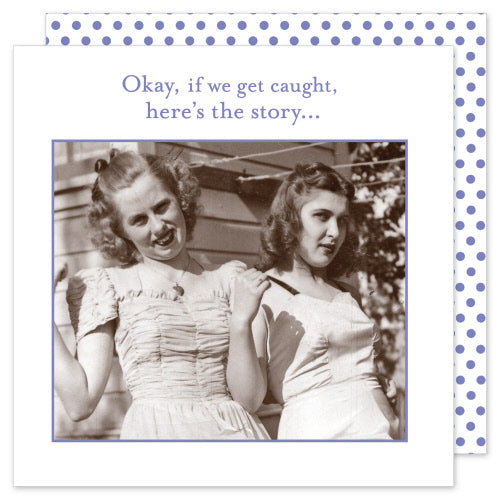 Sassy Cocktail Napkins -If We Get Caught