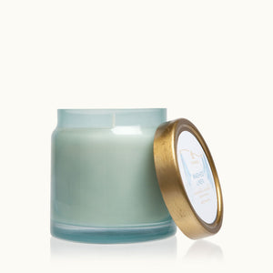 Thymes Washed Linen Statement Candle