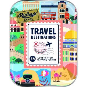 Travel Destinations Playing Cards