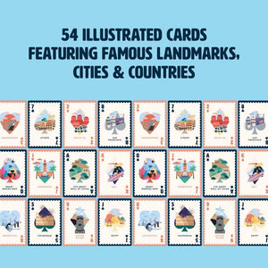 Travel Destinations Playing Cards