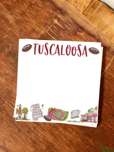 Collegiate Chunky Notepad -Tuscaloosa