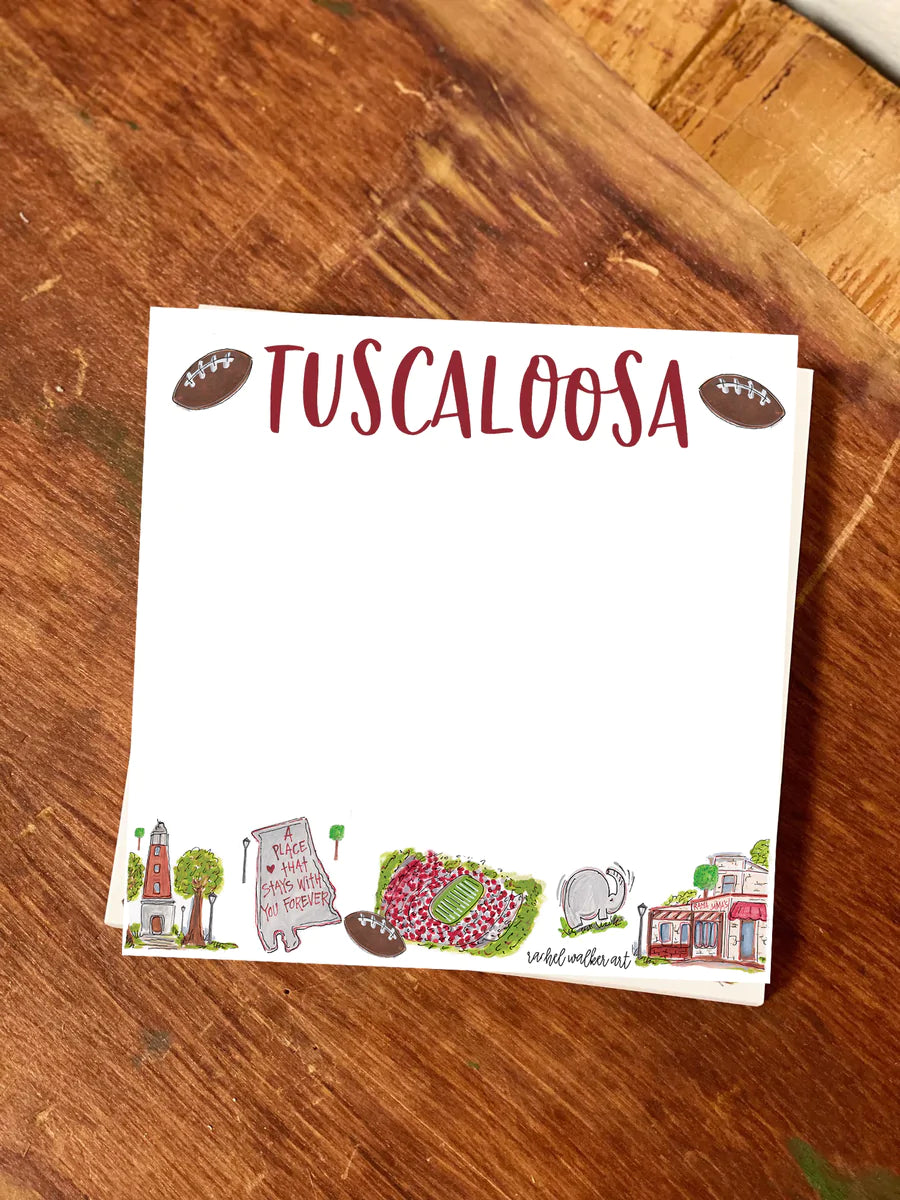 Collegiate Chunky Notepad -Tuscaloosa
