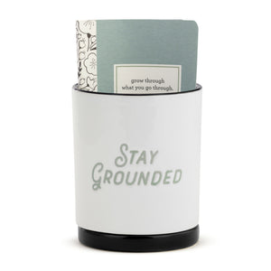 Planter & Journal Gift Set -Stay Grounded