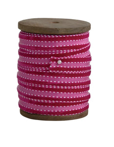 Christmas Ribbon on Wood Spool